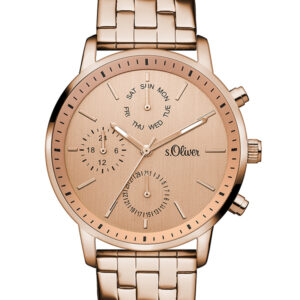 s.Oliver Edelstahlband rosé SO-3188-MM