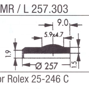 Glas XMR/L 257.303 Mineral
