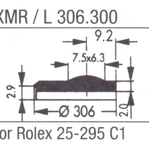 Glas XMR/L 306.300 Mineral