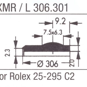 Glas XMR/L 306.301 Mineral