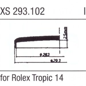 Glas XS 293.102 Stülpglas Kunststoff