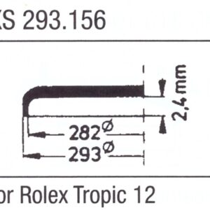 Glas XS 293.156 Stülpglas Kunststoff