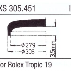 Glas XS 305.451 Stülpglas Kunststoff
