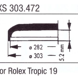 Glas XS 303.472 Stülpglas Kunststoff