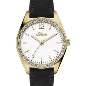 s.Oliver Lederband schwarz SO-3388-LQ