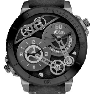 s.Oliver Lederband schwarz SO-3369-LQ