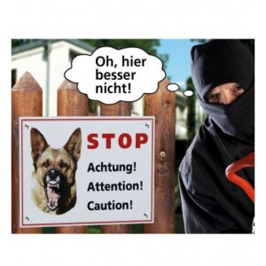 Warnschild Hund