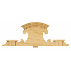 Zierteil Aufsatz Massivholz Holz