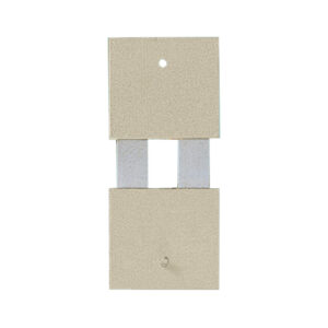 Pendelfeder mit Metall-Beschlag Stift-/Loch-Abstand:17,5 L:32,5mm B:14,5mm