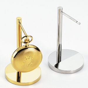 Taschenuhrständer verchromt