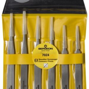 BERGEON Sortiment Kornzangen, 6-teilig