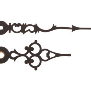 Zeigerpaar Euronorm Antik schwarz Minutenzeiger-L:76/ 51mm