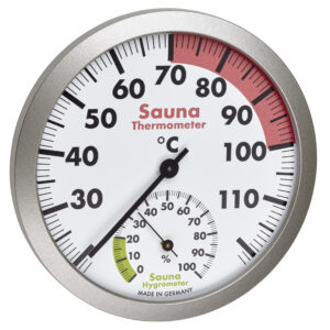 Sauna Thermo-Hygrometer, Ø 120mm