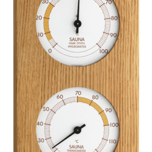 Sauna-Thermo-Hygrometer, 130x242mm