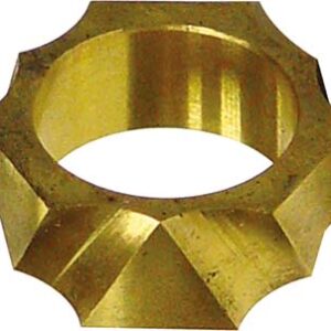 Dreiecks-Übungsring, Pavè, Messing, ohne Löcher