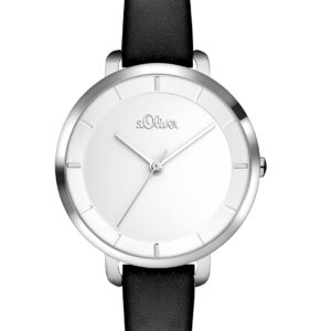 s.Oliver Echtlederband schwarz SO-3453-LQ