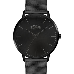 s.Oliver Edelstahl schwarz SO-3447-MQ