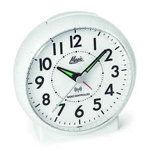 Atlanta 1897/0 Funkwecker analog Magic, Licht, Repetition, Leuchtzeiger, ansteigendes Wecksignal