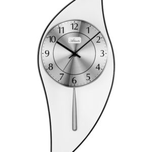 Atlanta 5009/19 Quarz Pendeluhr silber