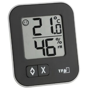 TFA Digitales Thermo-Hygrometer Moxx, schwarz