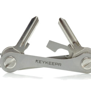 Keykeepa Edelstahl für bis zu 12 Schlüssel, silber