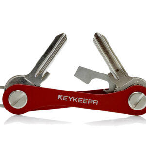 Keykeepa Aluminium für bis zu 12 Schlüssel, rot