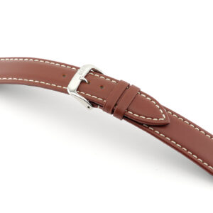 Lederband Del Mar 18 mm mahagoni