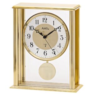 AMS Funkpendeluhr Biel, Messing-farben