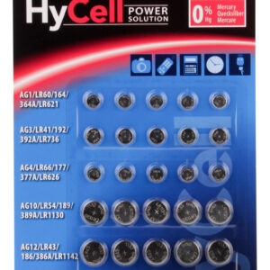 Alkaline-Knopfzellen-Set