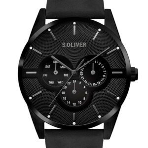 s.Oliver Leder schwarz SO-3572-LM