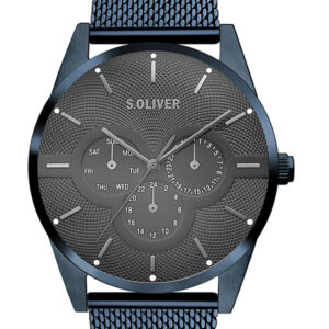 s.Oliver Edelstahl blau SO-3551-MQ