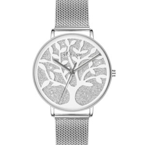 s.Oliver Edelstahlband silber SO-3595-MQ