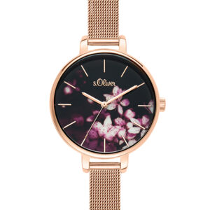 s.Oliver Edelstahlband rosé SO-3592-MQ