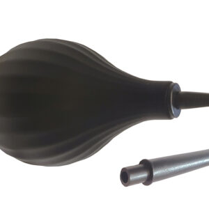 Staubbläser schwarz, mit auswechselbarer Düse