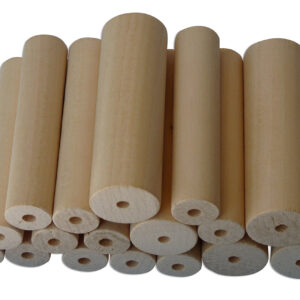 PLAYMAKE Drechselholz Linde, 22-teilig