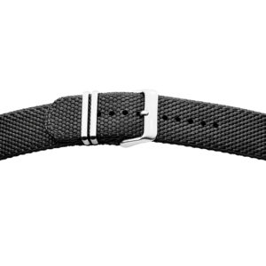 Nylonband doppelt gelegt 22mm schwarz