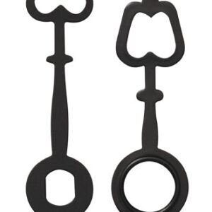 Zeigerpaar Euronorm Herz/Apfel schwarz Minutenzeiger-L:30mm