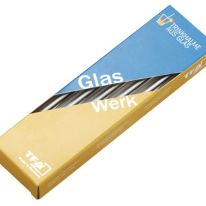 Trinkhalme/ Strohhalme aus Glas, Ø 8mm, Länge 15cm