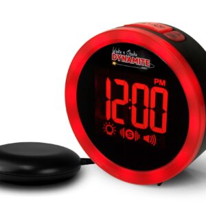 Wecker für schwere Schläfer, extralaut, mit rotem Blitz