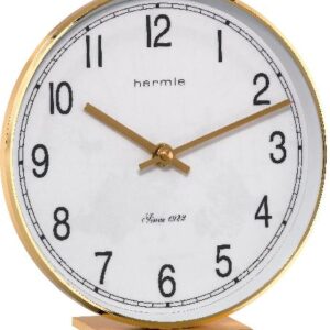 Hermle Tischuhr Messing/ Kristall, Quarz