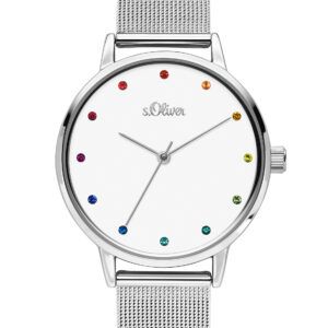 s.Oliver SO-3780-MQ Edelstahl silber 16mm