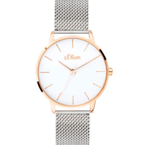 s.Oliver SO-3701-MQ Edelstahl silber 16mm