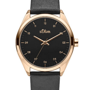 s.Oliver SO-3733-LQ Echtleder schwarz 18mm