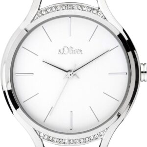 s.Oliver SO-3694-MQ Edelstahl silber 14mm