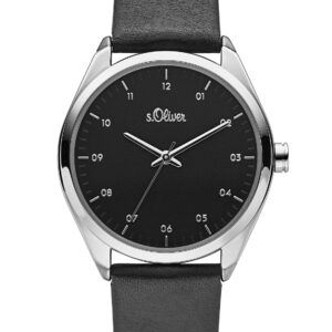 s.Oliver SO-3731-LQ Echtleder schwarz 18mm