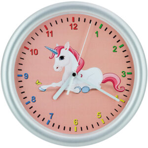 Kinderwanduhr Einhorn
