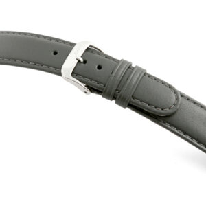 Lederband Phoenix 10mm steingrau glatt XL