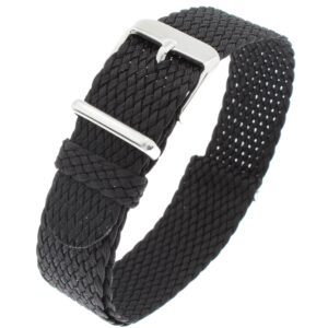 Nato Perlonband schwarz 18mm