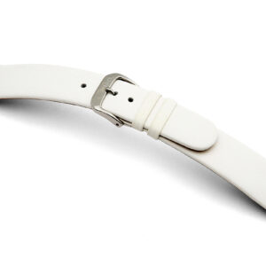 Lederband Merano 8mm weiß glatt XL