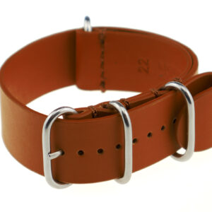 Nato-/ Durchzugsband Atlanta 18mm cognac